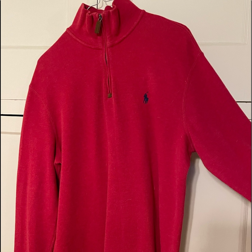 Ralph Lauren pullover sweater, medium, red